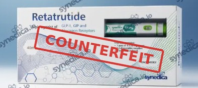 Counterfeit Serelix Retatrutide packaging