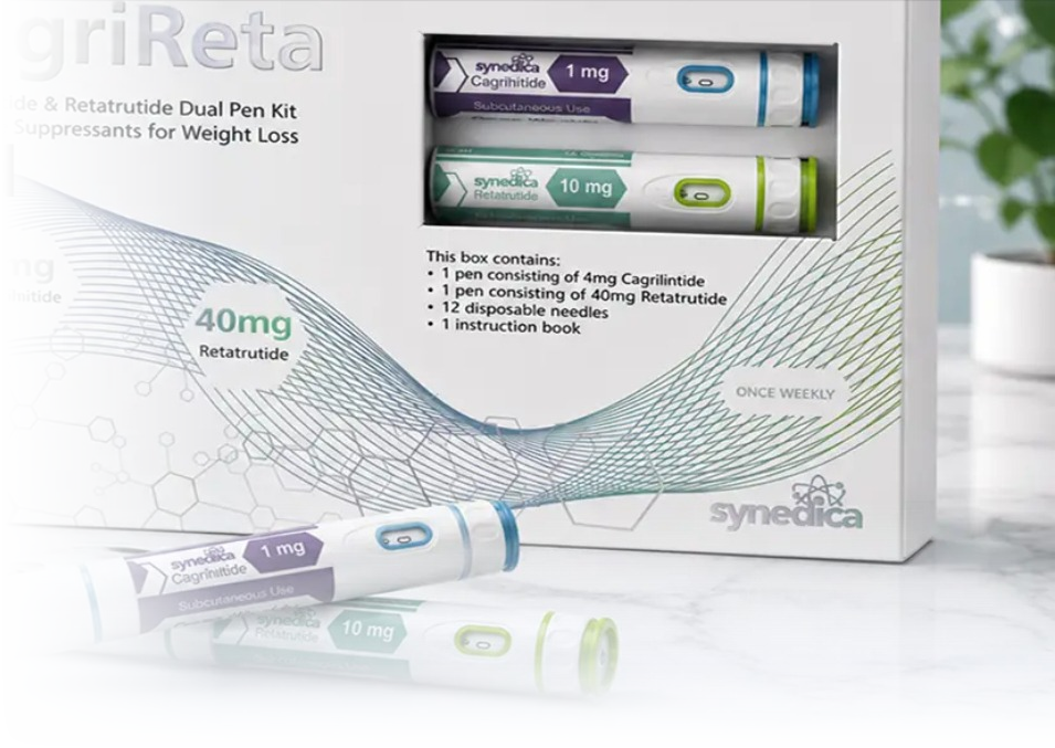Serelix CagriReta dual injection pen kit with two pens